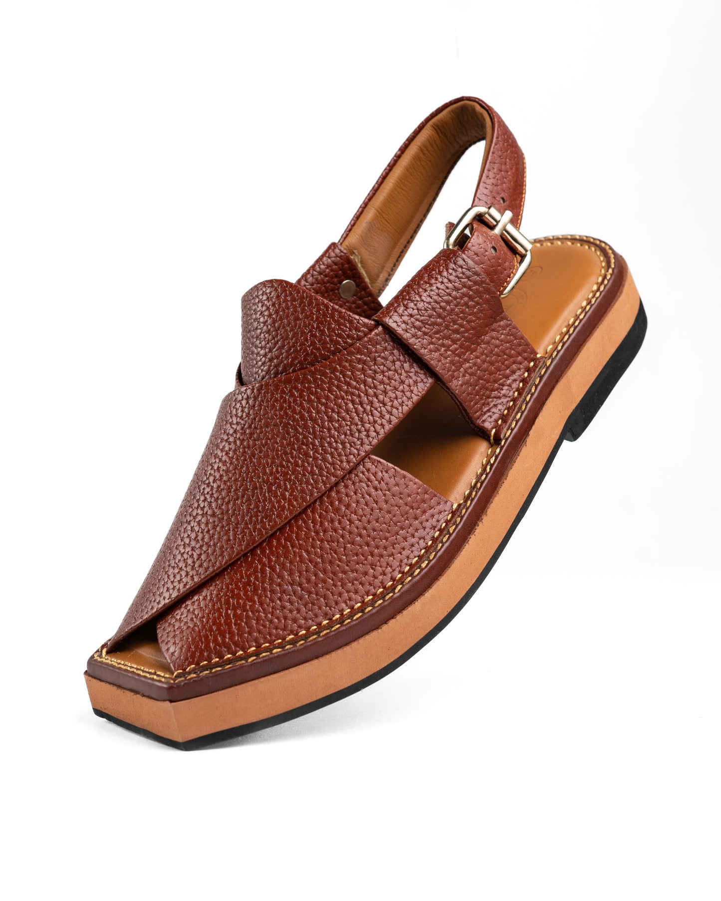 Order Heel Dotted Burgundy Kaptaan Chappal at an affordable Kaptaan chappal price in Pakistan