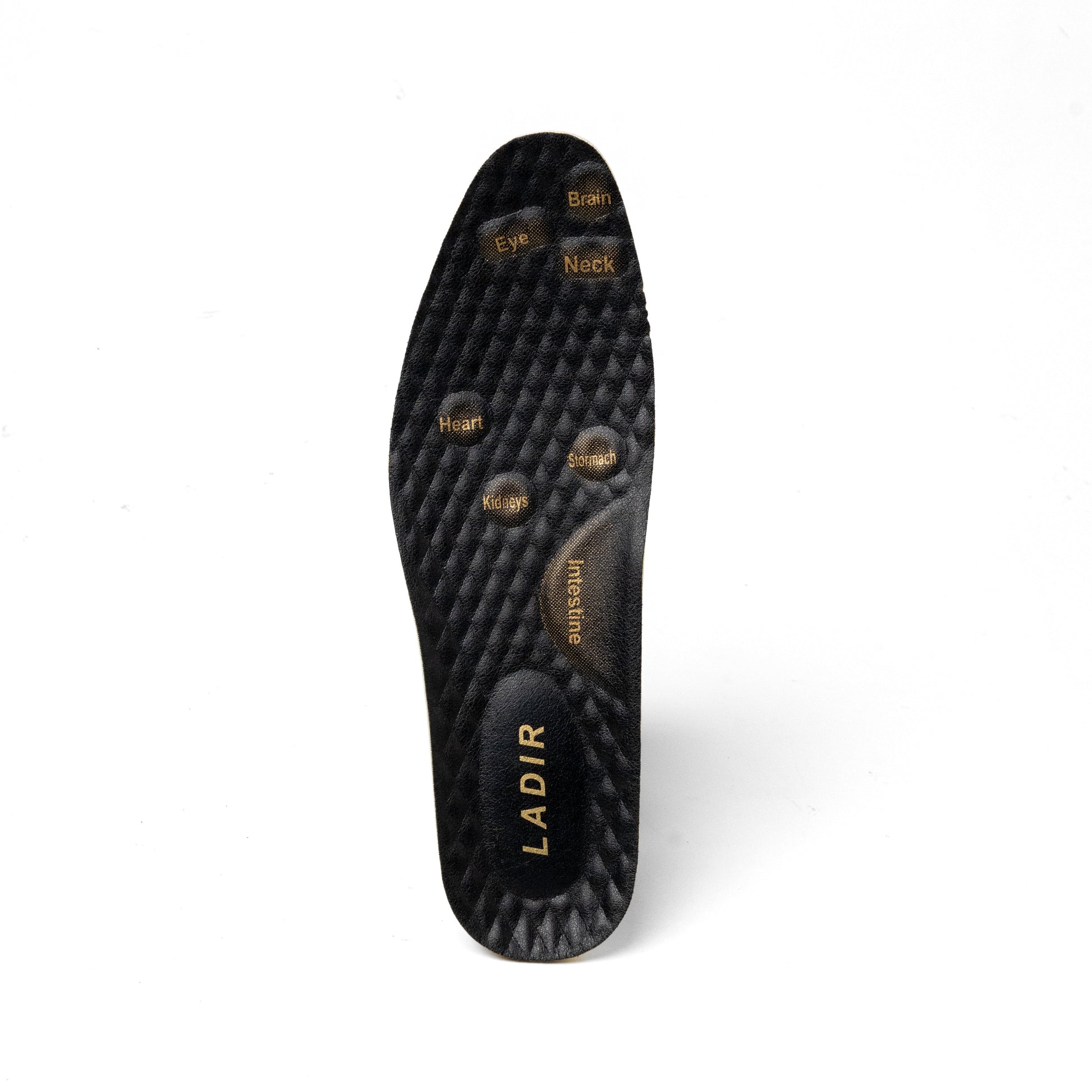 MADDY Black Medicated Leather Shoes