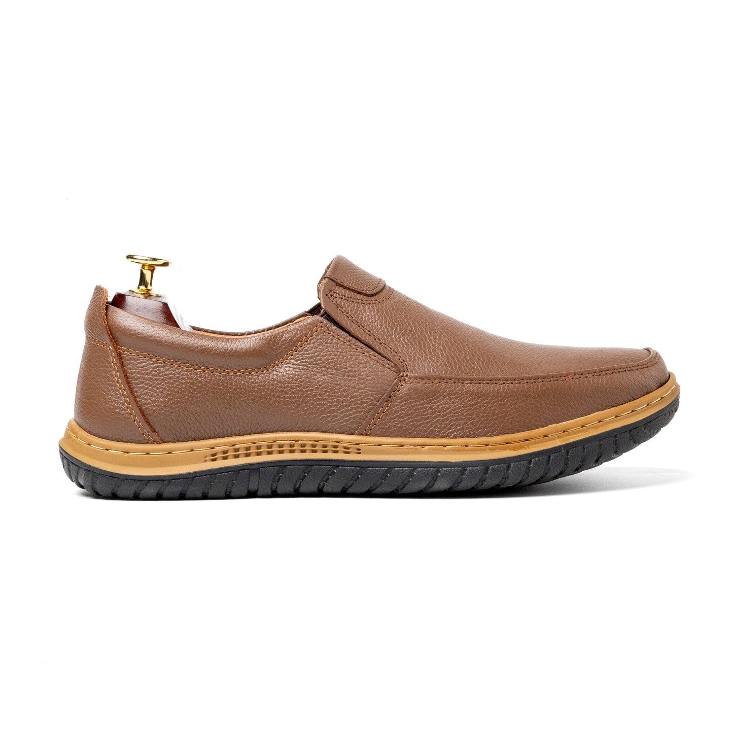 MADDY Mustard Medicated Pure Leather Shoes