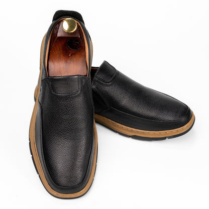 Sofy Black Medicated Casual Shoes